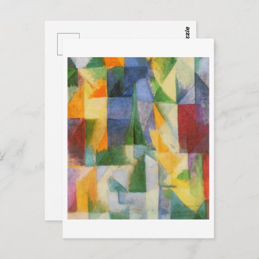 Carte Postale Tableau de Robert Delaunay (Devant / Derrière)