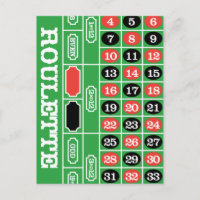 Tableau de roulette - jeu de casino à gagner