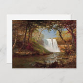 Carte Postale Tableau des chutes de Bierstadt Minnehaha (Devant / Derrière)