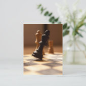 Carte Postale Tableau des échecs (Debout devant)