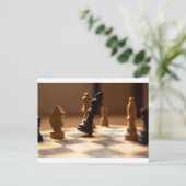 Carte Postale Tableau des échecs (Debout devant)