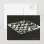 Carte Postale Tableau des échecs (Devant / Derrière)