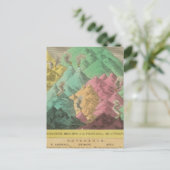 Carte Postale Tableau des hauteurs comparatives (Debout devant)