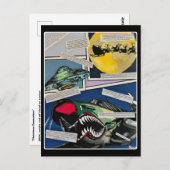 Carte Postale Tableau des "Rencontres de Noël" sur un (Devant / Derrière)