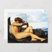 Carte Postale Tableau Fallen Angel par Alexandre Cabanel (Devant / Derrière)