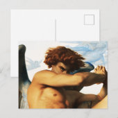 Carte Postale Tableau Fallen Angel par Alexandre Cabanel (Devant / Derrière)