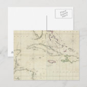 Carte Postale Tableau général des Antilles (Devant / Derrière)