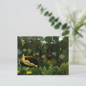 Carte Postale Tableau Henri Rousseau (Debout devant)