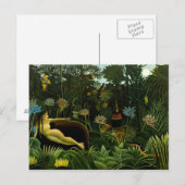 Carte Postale Tableau Henri Rousseau (Devant / Derrière)