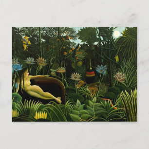 Carte Postale Tableau Henri Rousseau