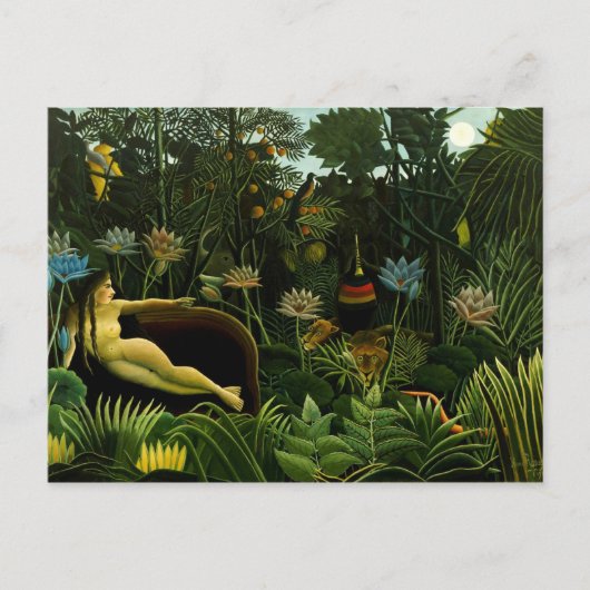 Carte Postale Tableau Henri Rousseau (Devant)