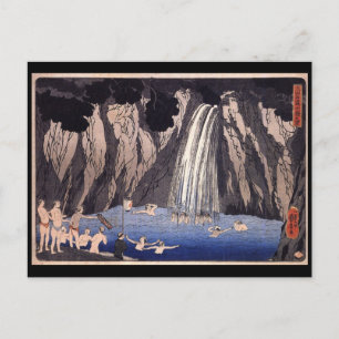 Carte Postale Tableau japonais c. Années 1800