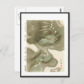 Carte Postale Tableau japonais Dragon c. Années 1700 (Devant / Derrière)