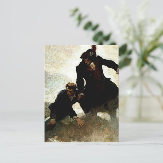 Carte Postale Tableau "Kidnapped" par NC Wyeth (Debout devant)
