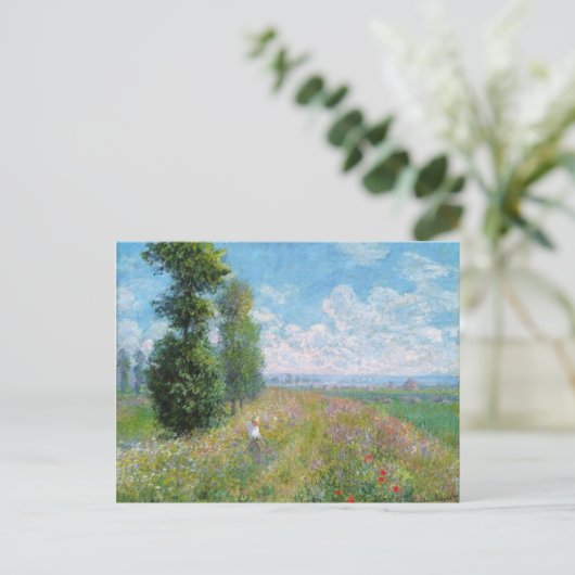 Carte Postale Tableau Monet (Debout devant)