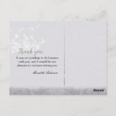 Carte Postale Tableau noir Dandelion Merci d'entreprise (Dos)