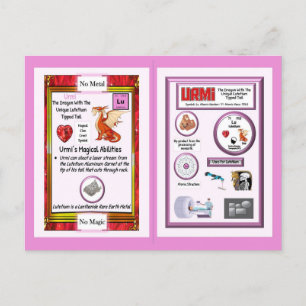 Carte Postale Tableau périodique Dragon - Lutécium