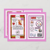 Carte Postale Tableau Périodique Dragon - Lutécium (Devant / Derrière)