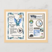 Carte Postale Tableau Périodique Dragon - Titane (Dos)