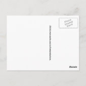 Carte Postale Tableau périodique du service de mini-messages (Dos)