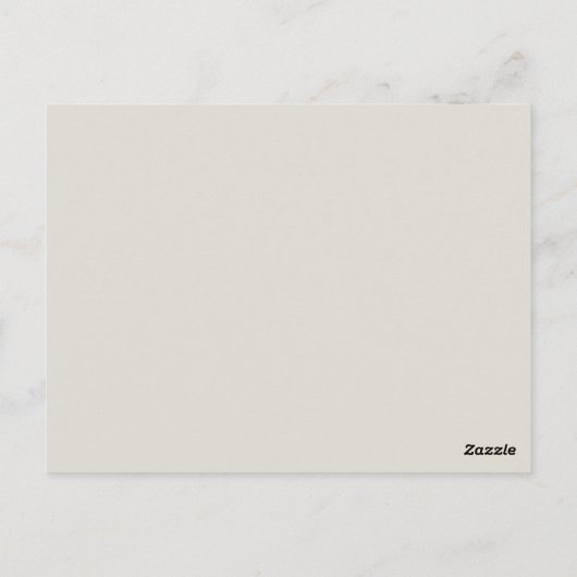 Carte Postale TABLEAU PERSONNALISÉ NUMÉRO mignon coeur d'emprein (Dos)