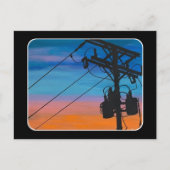 Carte Postale Tableau 'Sunset Hum' (Devant)