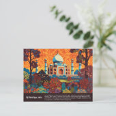 Carte Postale Tableau Tajmahal (Debout devant)