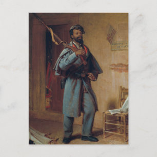 Carte Postale Tableau vintage Un peu d'histoire de la guerre : L