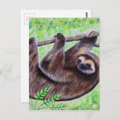 Carte Postale Tableaux de fentes (Devant / Derrière)