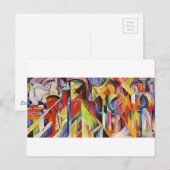 Carte Postale Tableaux de Franz Marc (Devant / Derrière)