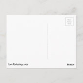 Carte Postale Tableaux des marches blanches (Dos)