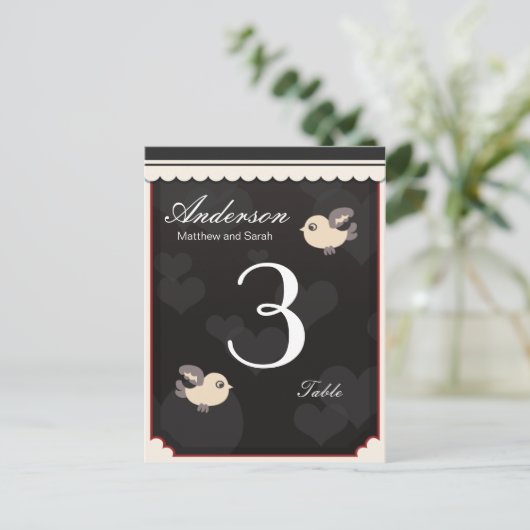 Carte Postale TableNumber3, 3, Table, Anderson, Matthew et S... (Debout devant)