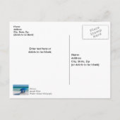 Carte Postale Tables et Parasol de Destin Floride Merci (Dos)