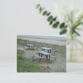 Carte Postale Tables Plage de Wasaga (Debout devant)