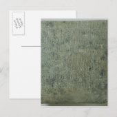 Carte Postale Tablet avec script cuneiform (Devant / Derrière)