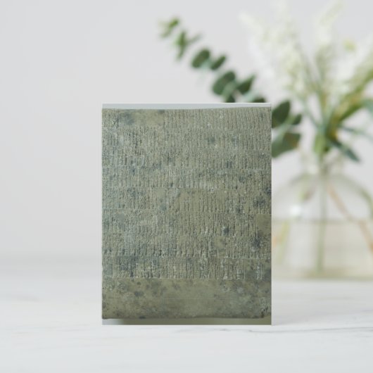 Carte Postale Tablet avec script cuneiform (Debout devant)