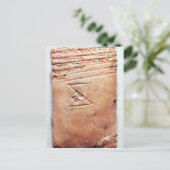 Carte Postale Tablette avec script cuneiform, c.1830-1530 BC (Debout devant)