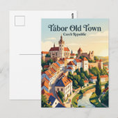 Carte Postale Tábor République tchèque (Devant / Derrière)