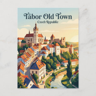 Carte Postale Tábor République tchèque