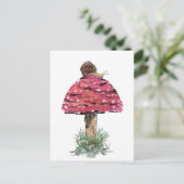 Carte Postale Tabouret et escargot de l'ail (Debout devant)