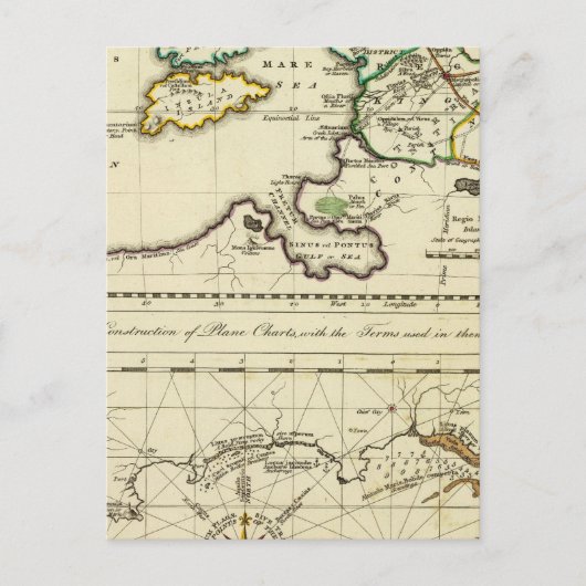 Carte Postale Tabularum géographiarum spécimen World Map (Devant)
