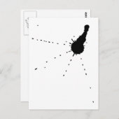 Carte Postale Tache d'encre (Devant / Derrière)