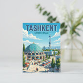 Carte Postale Tachkent Ouzbékistan (Debout devant)