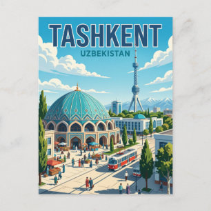 Carte Postale Tachkent Ouzbékistan