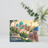 Carte Postale Tachkent, Ouzbékistan (Debout devant)