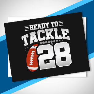 Carte Postale Tackle 28e Anniversaire 28 Ans Anniversaire de Mar