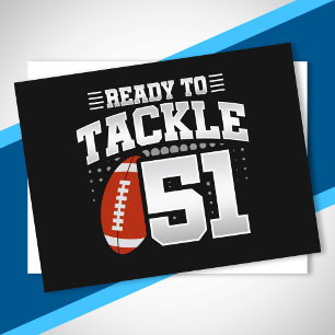 Carte Postale Tackle 51e Anniversaire 51 Ans Couple