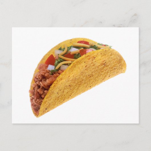 Carte Postale Taco à coque dure (Devant)