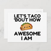 Carte Postale Taco 'Bout (Devant / Derrière)