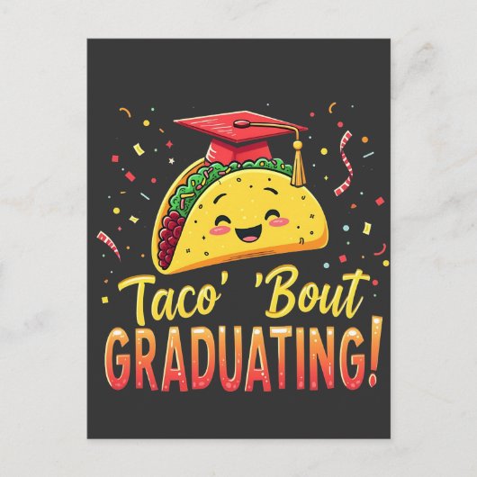 Carte Postale Taco 'Bout Graduation Cinco De Mayo (Devant)